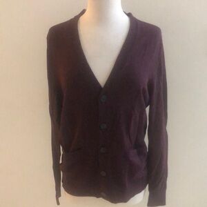 Goodfellow & Co. Burgandy Cardigan - Pockets - Size Medium